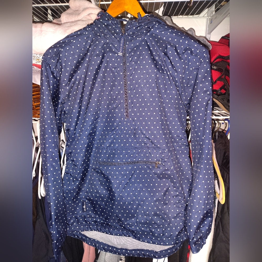 Charles River Blue Polka Dot Jacket